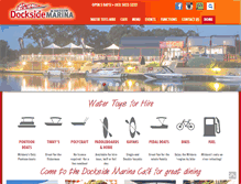 Tablet Screenshot of milduradocksidemarina.com